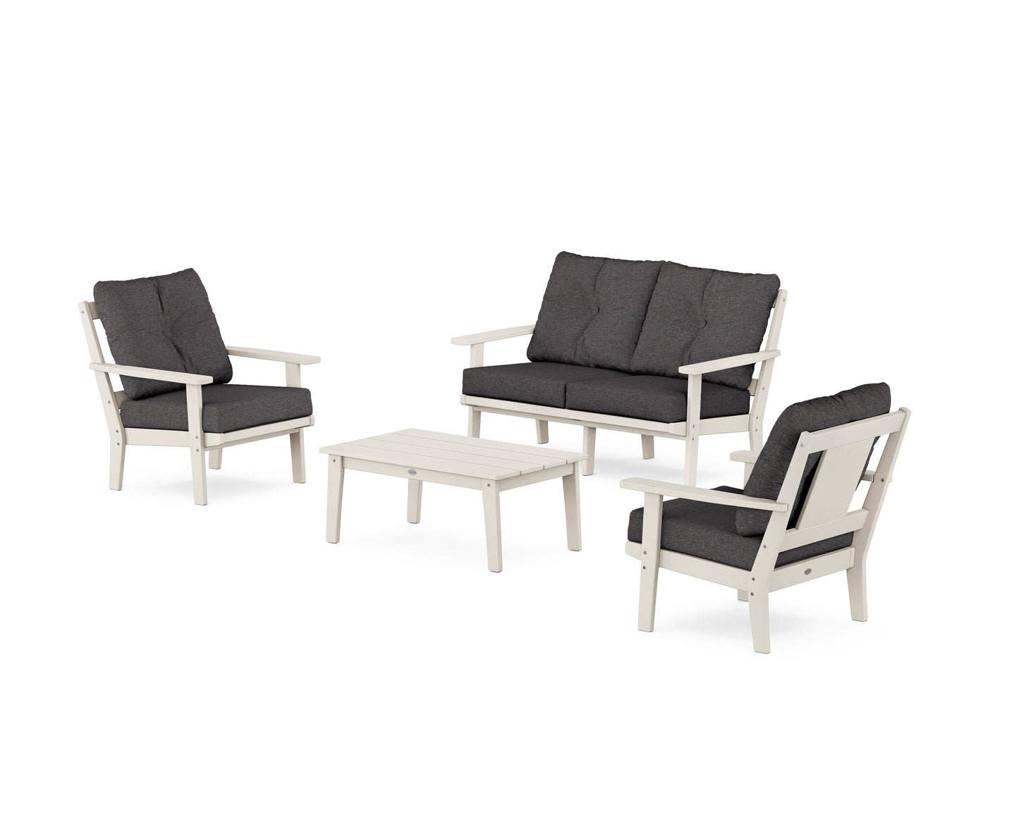 Prairie 4-Piece Deep Seating Set with Loveseat
