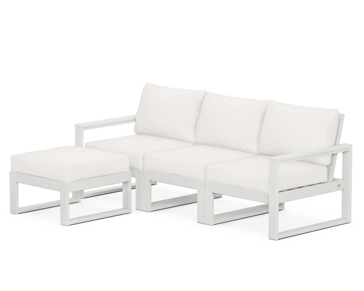 EDGE 4-Piece Modular Deep Seating Set with Ottoman