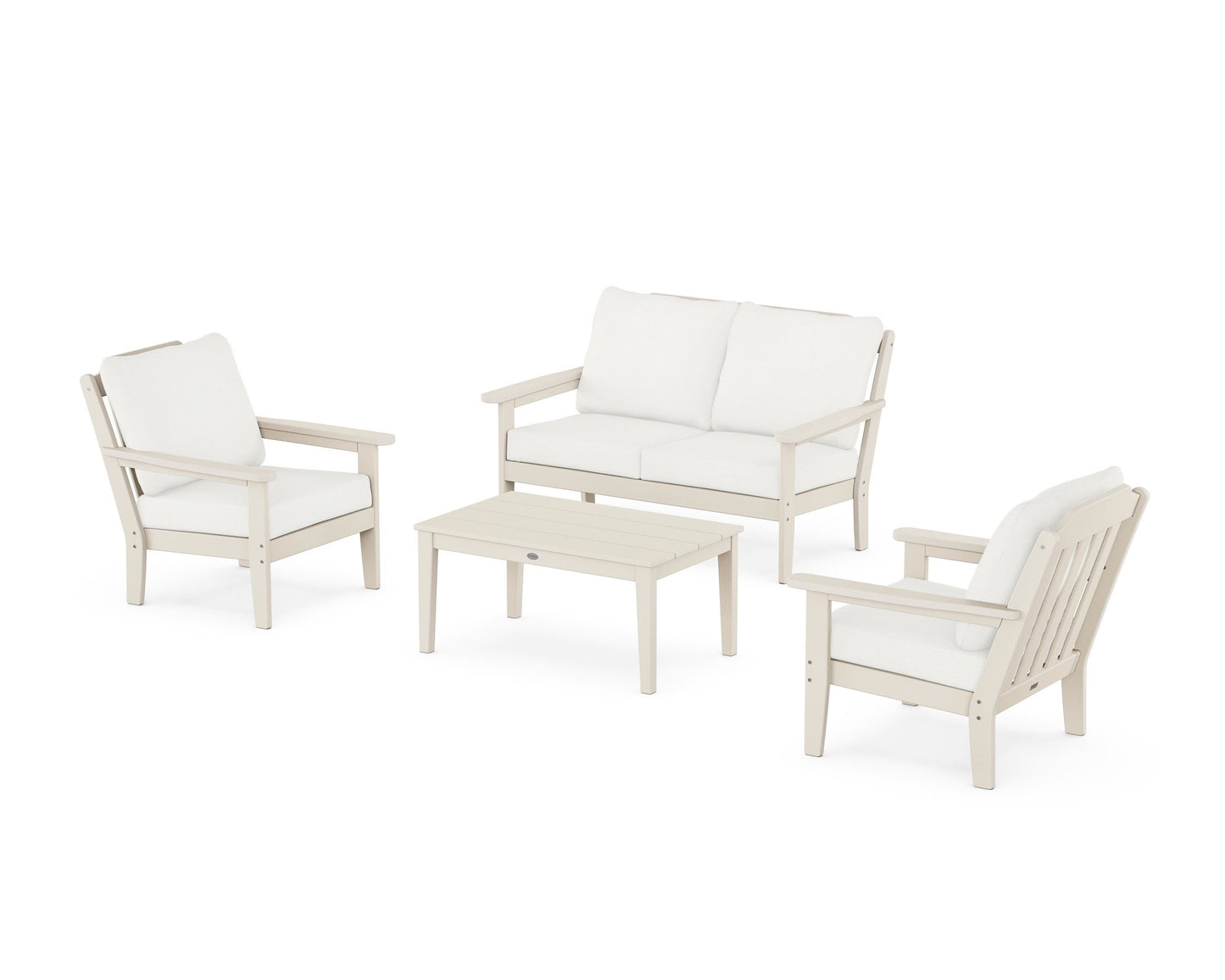 Cottage 4-Piece Deep Seating Set with Loveseat