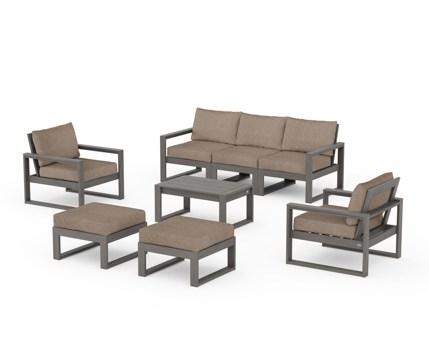 EDGE Sectional 8-Piece Lounge Sofa Set