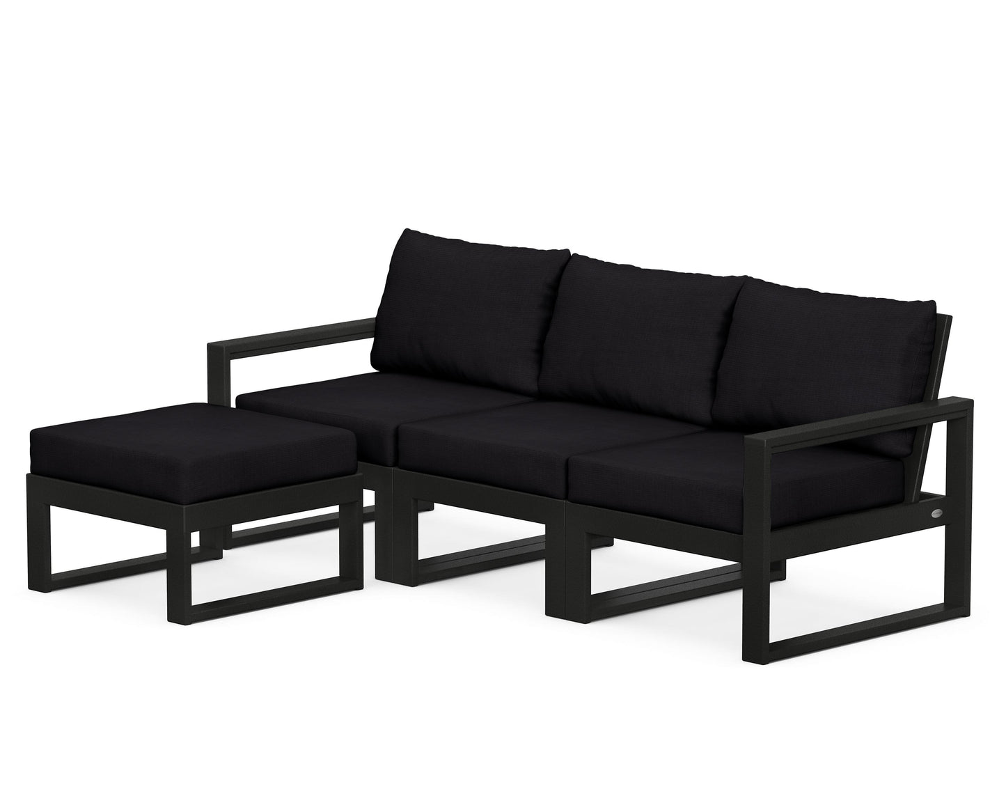 EDGE 4-Piece Modular Deep Seating Set with Ottoman