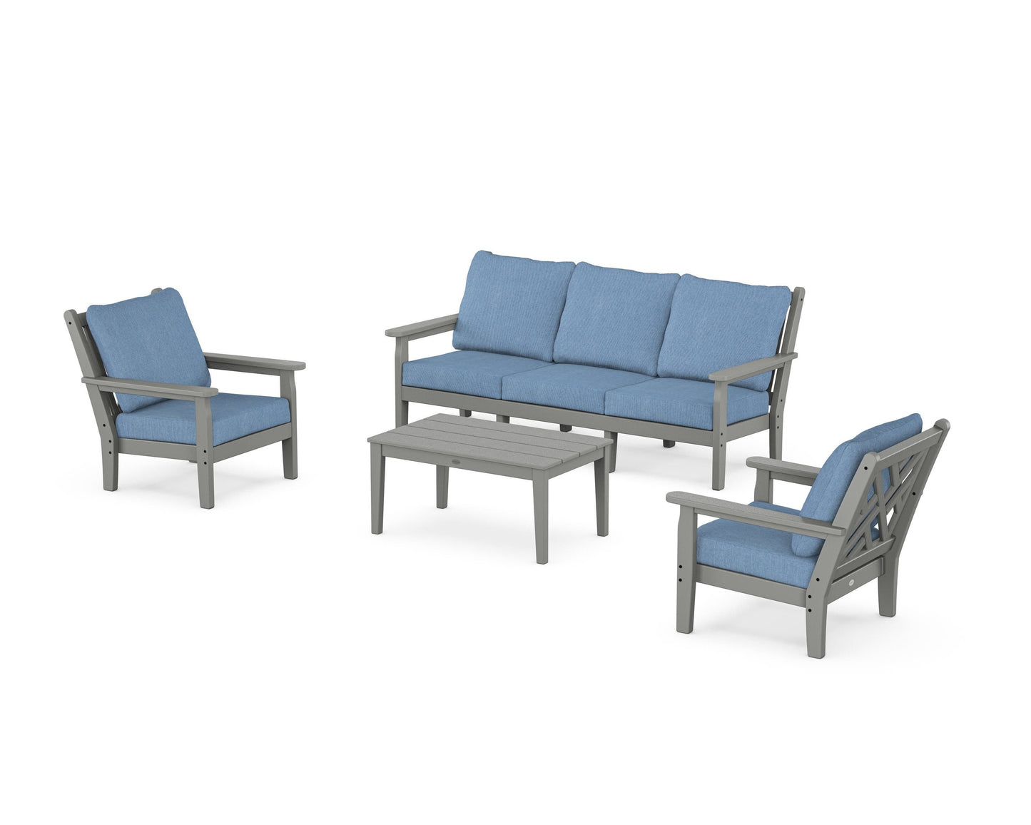 Chippendale 4-Piece Deep Seating Set with Sofa