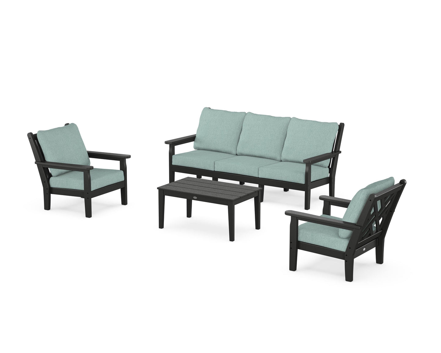 Chippendale 4-Piece Deep Seating Set with Sofa