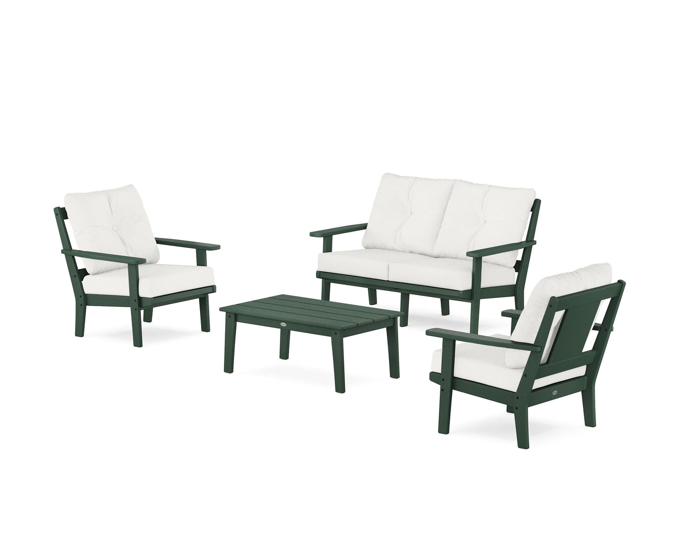 Prairie 4-Piece Deep Seating Set with Loveseat