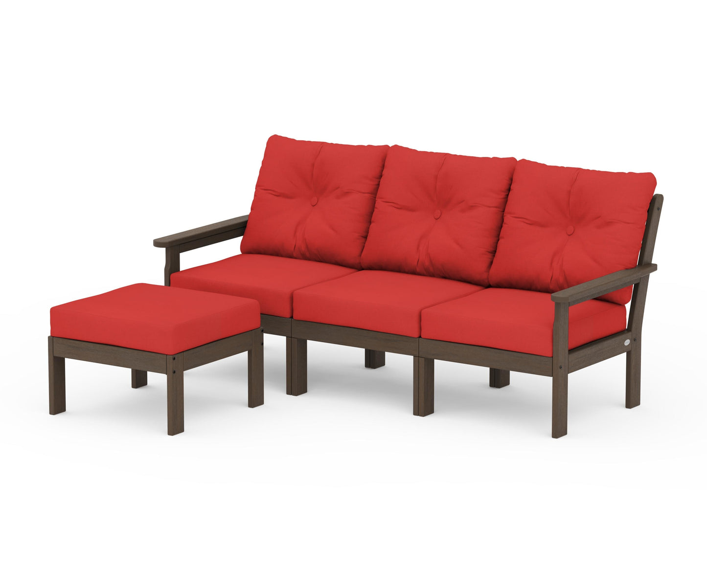 Vineyard 4-Piece Sectional with Ottoman