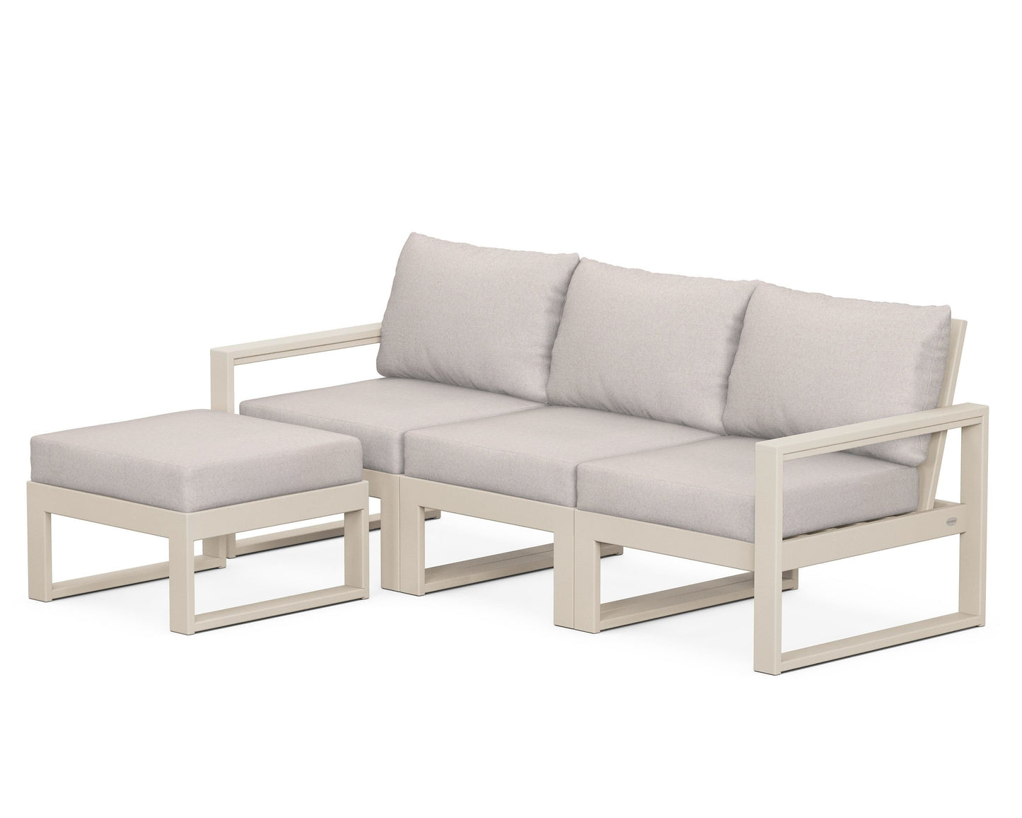 EDGE 4-Piece Modular Deep Seating Set with Ottoman