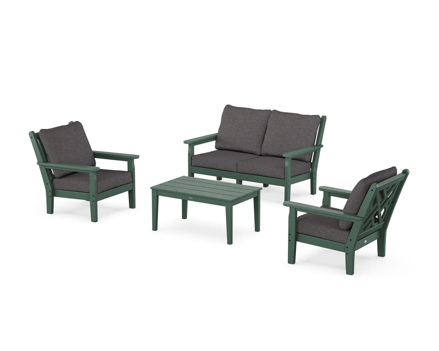 Chippendale 4-Piece Deep Seating Set with Loveseat