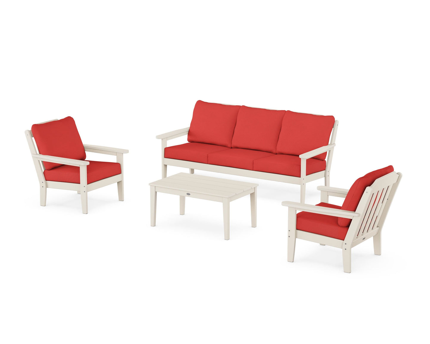 Cottage 4-Piece Deep Seating Set with Sofa