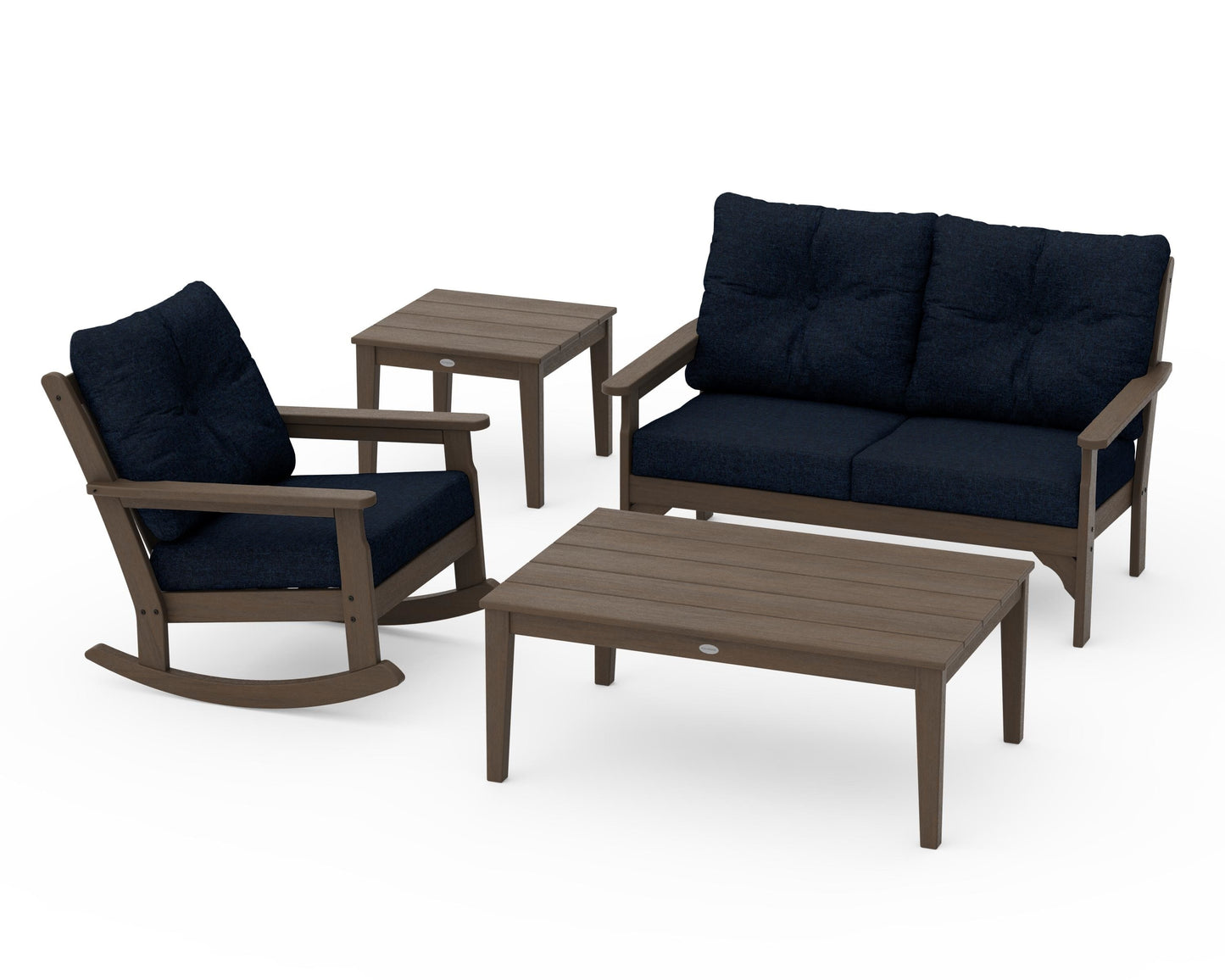 Vineyard 4-Piece Deep Seating Rocker Set