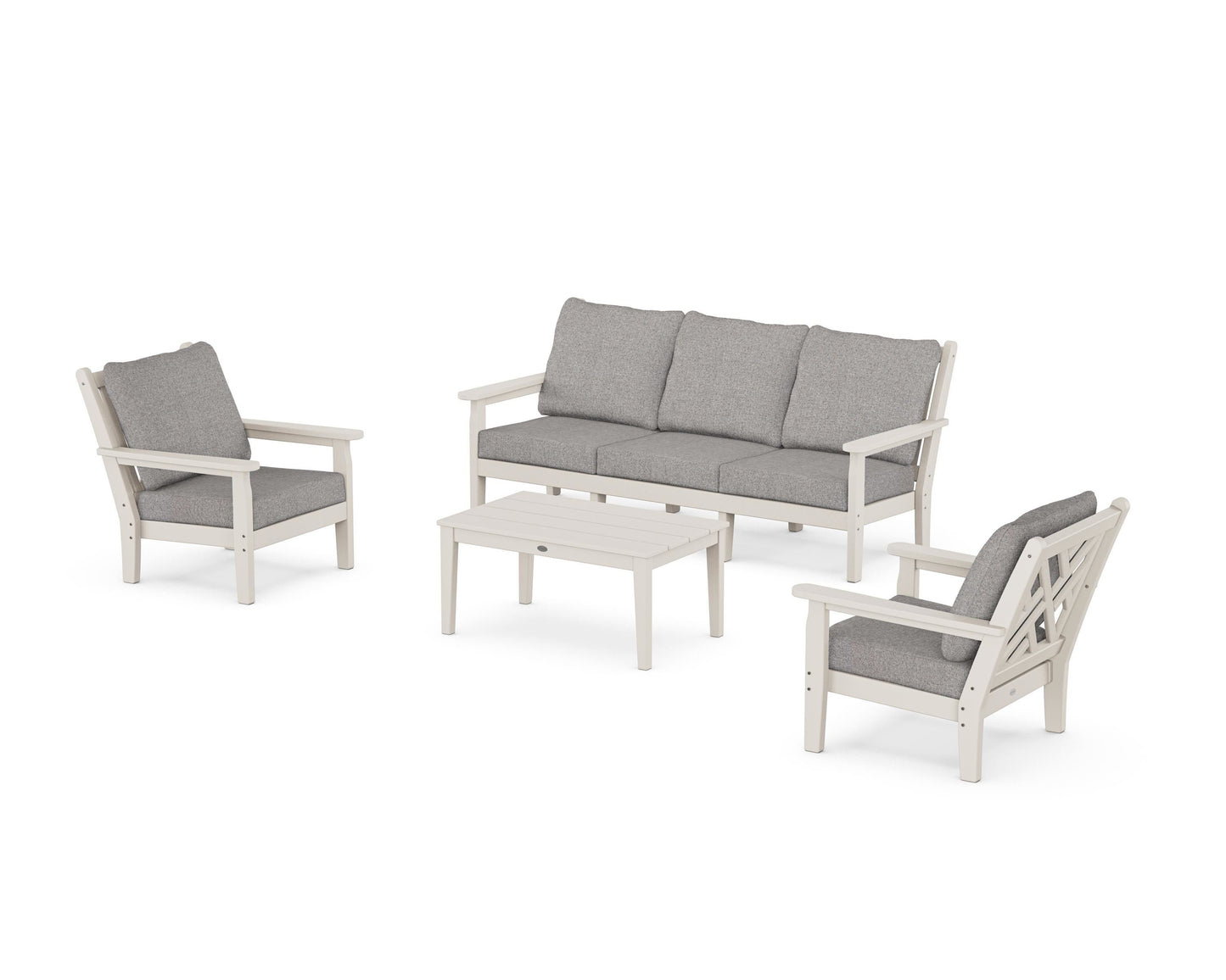 Chippendale 4-Piece Deep Seating Set with Sofa