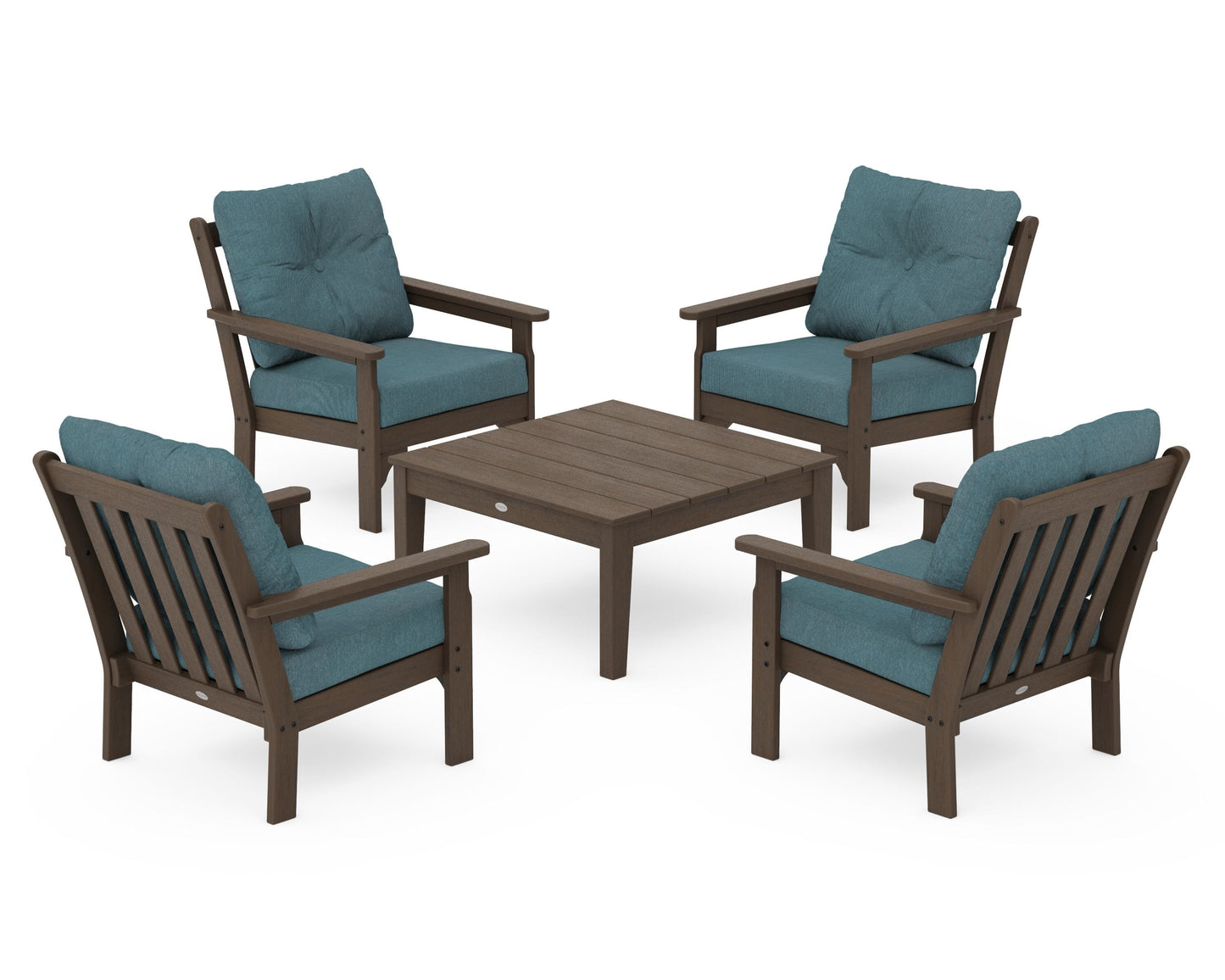 Vineyard 5-Piece Deep Seating Conversation Set
