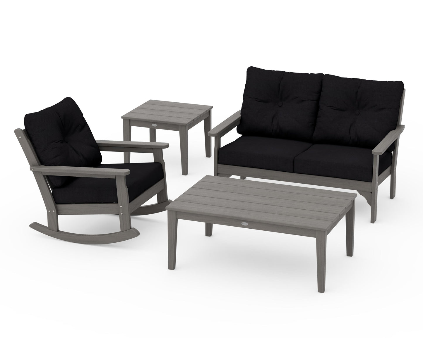 Vineyard 4-Piece Deep Seating Rocker Set