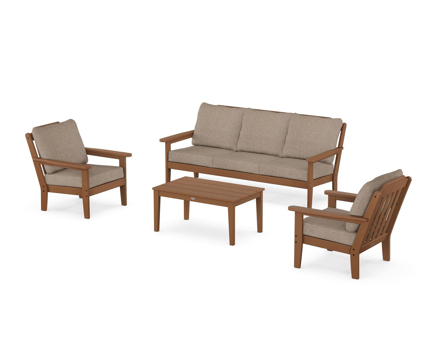 Cottage 4-Piece Deep Seating Set with Sofa