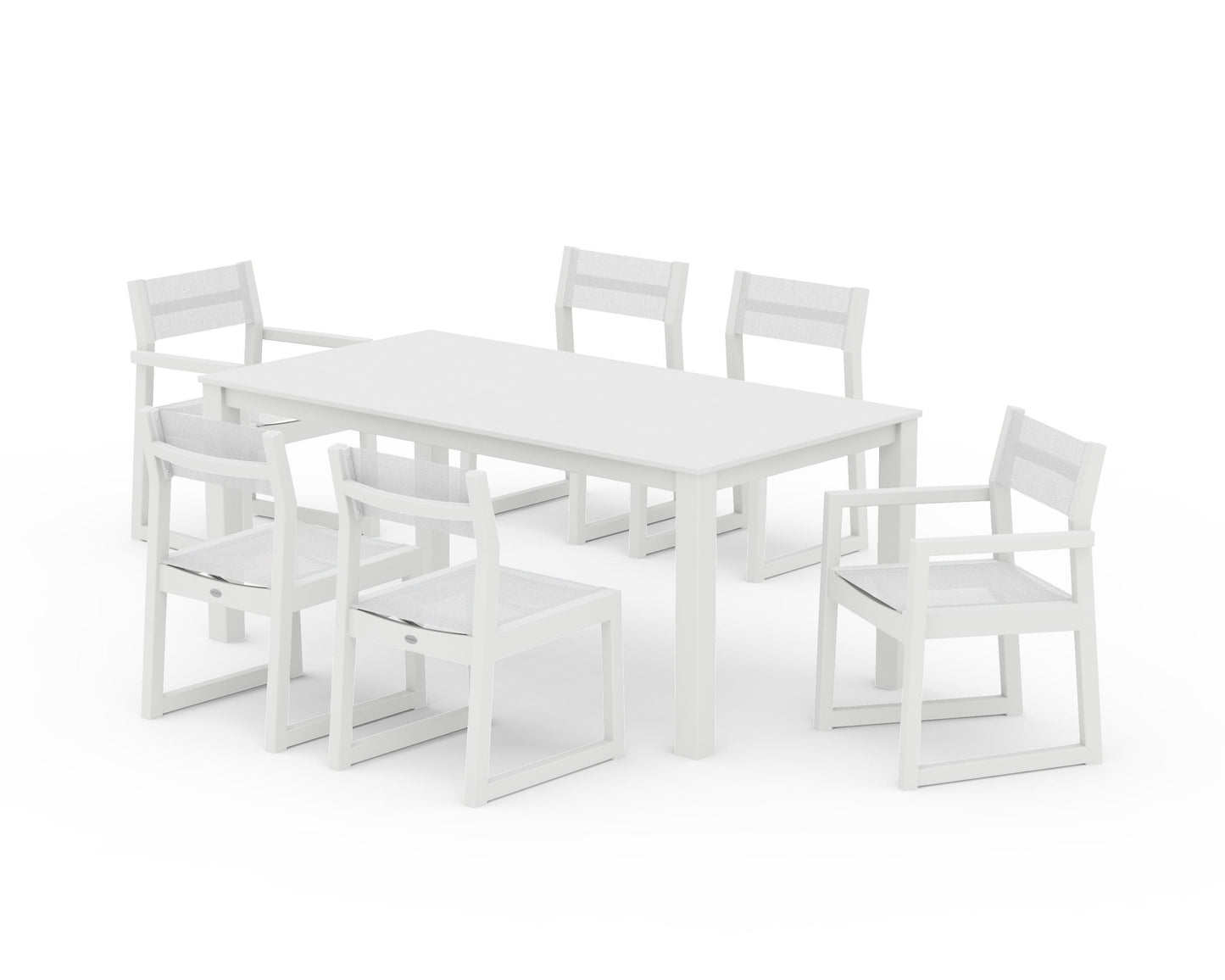 EDGE Sling 7-Piece Parsons Dining Set