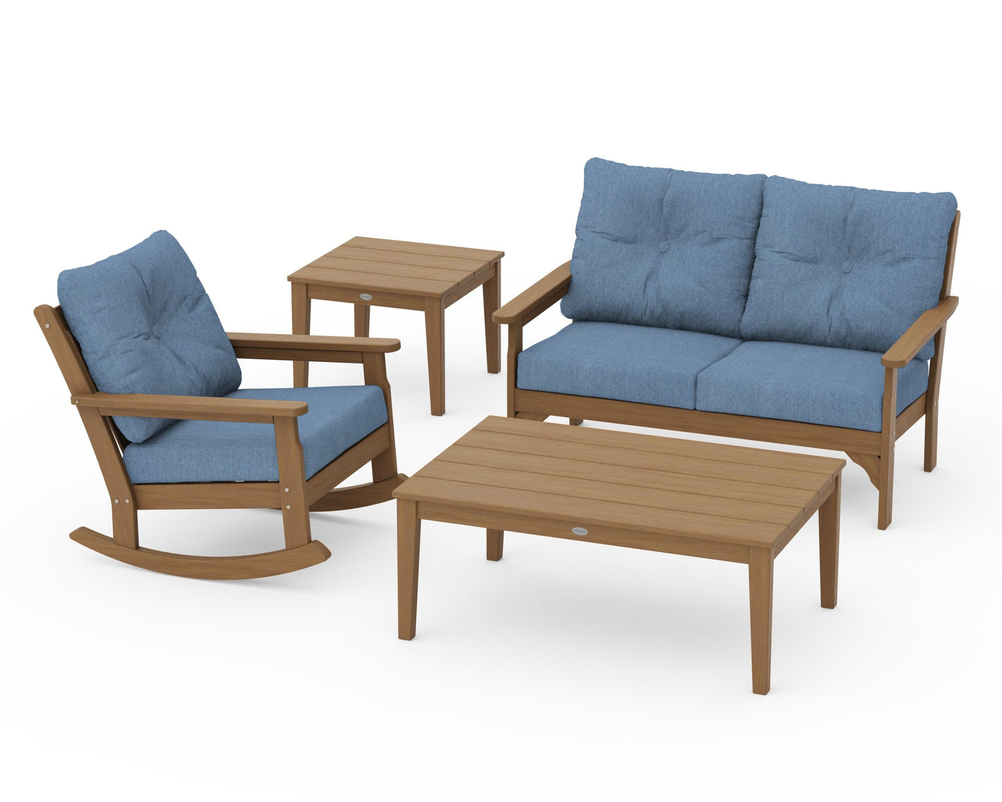 Vineyard 4-Piece Deep Seating Rocker Set