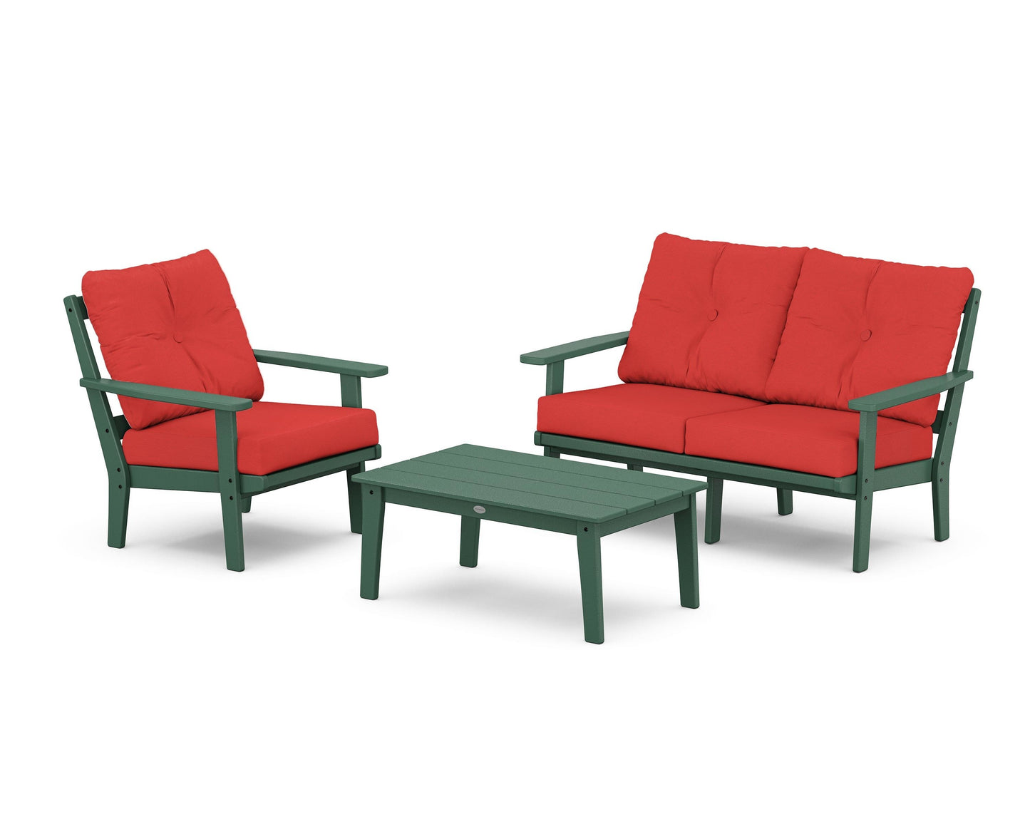 Prairie 3-Piece Deep Seating Set with Loveseat