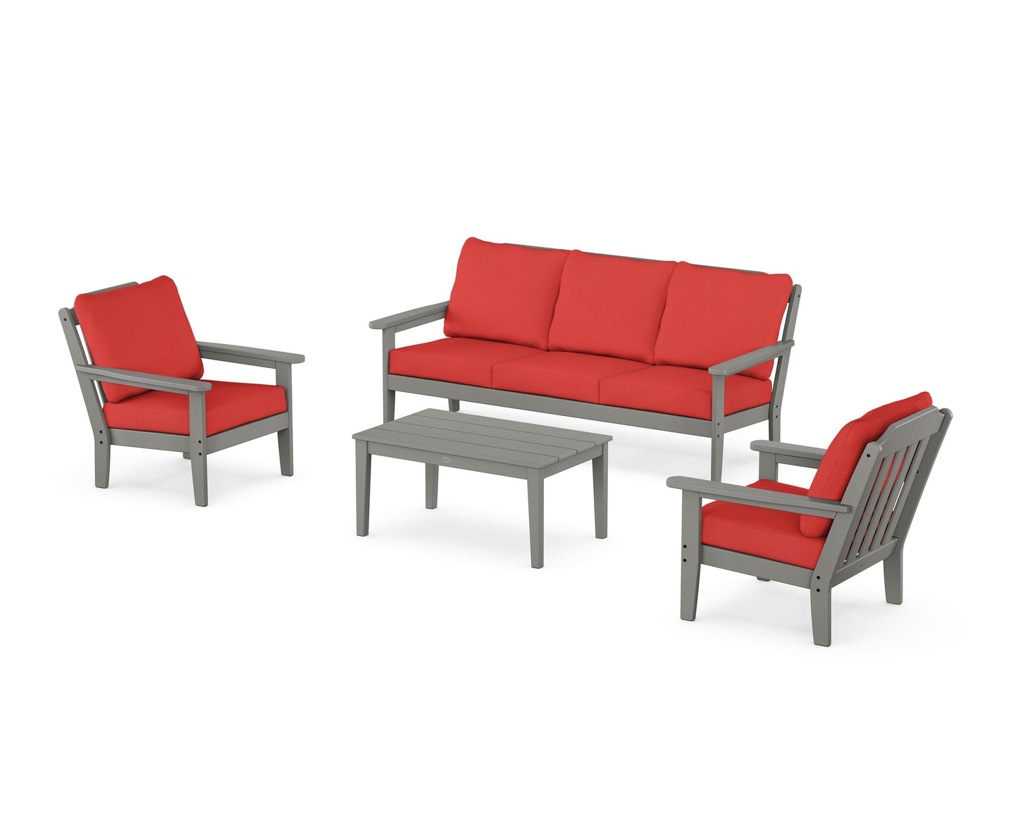 Cottage 4-Piece Deep Seating Set with Sofa