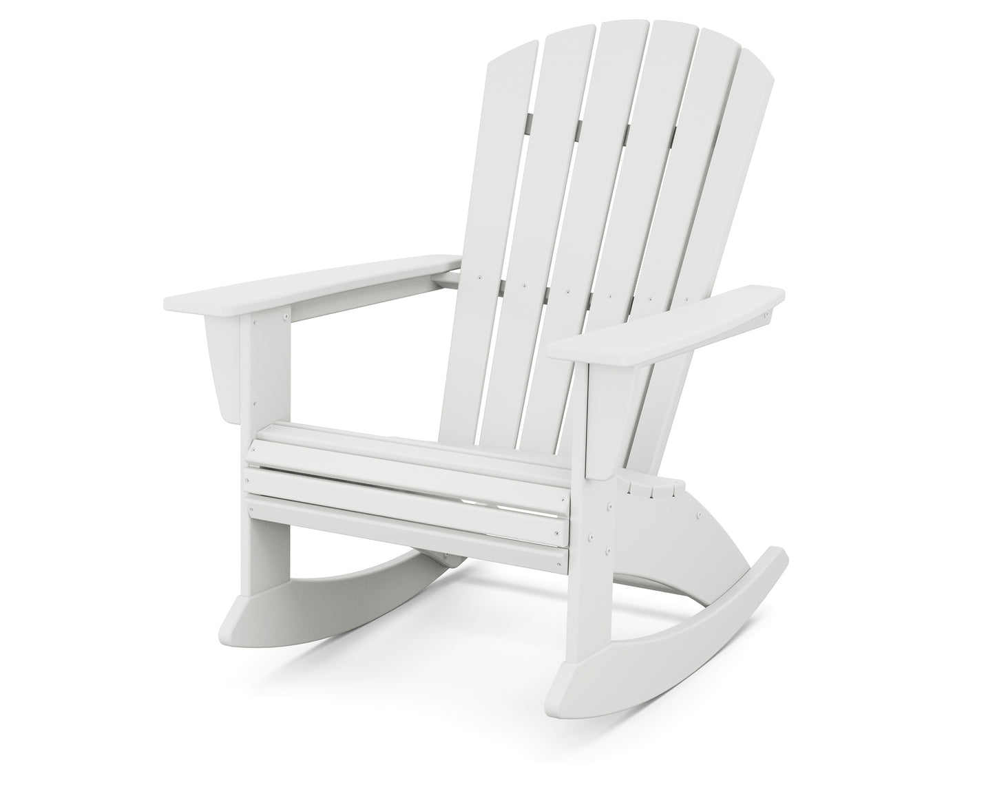 Nautical Curveback Adirondack Rocking Chair
