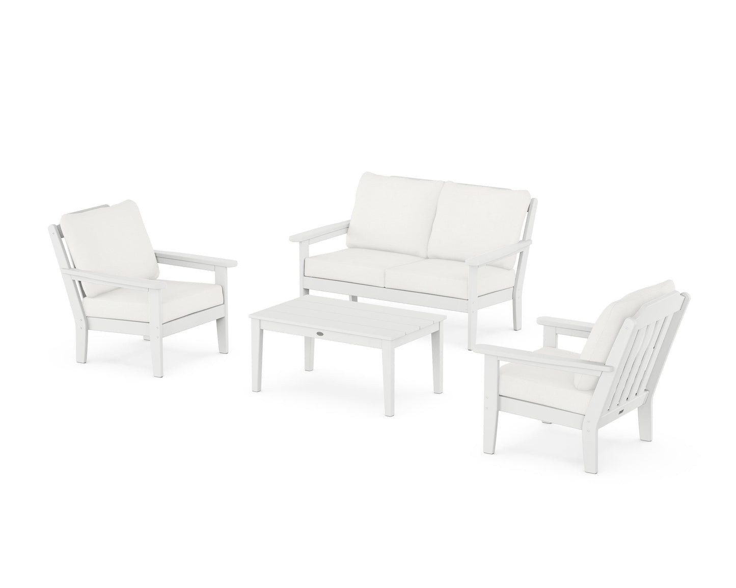 Cottage 4-Piece Deep Seating Set with Loveseat