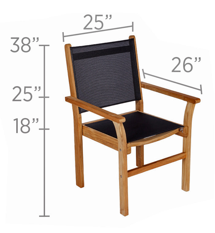 Captiva Stacking Sling Chair