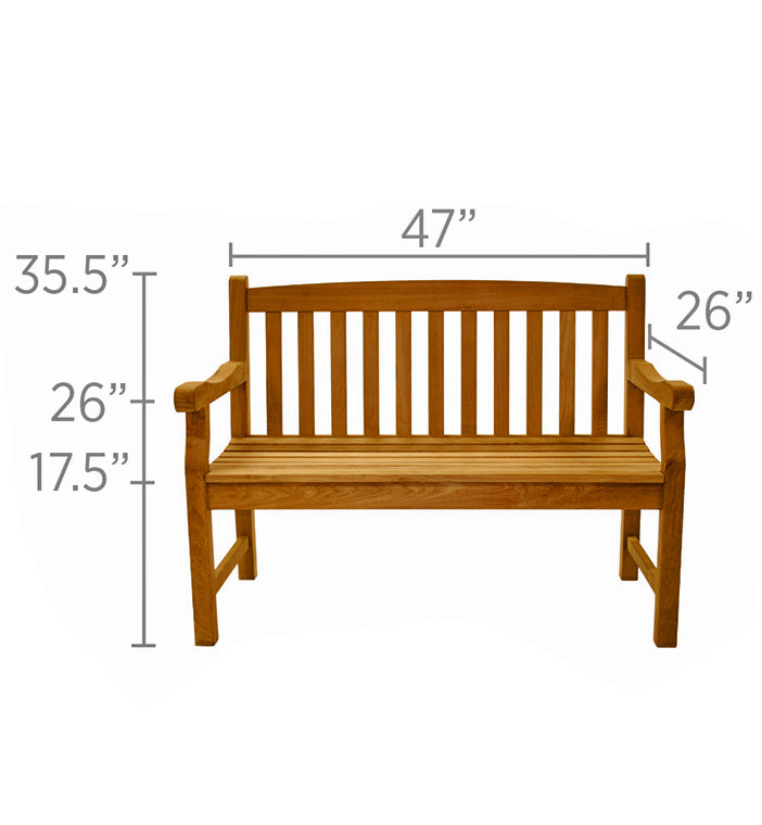 Classic 2-Seater Bench