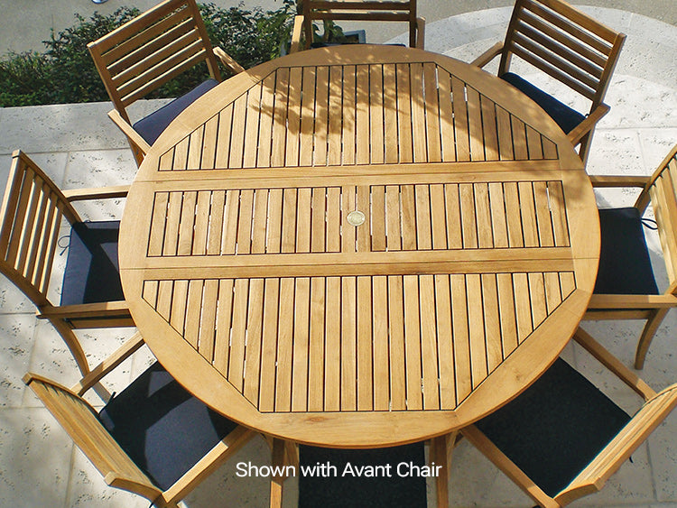 Drop Leaf 6' Round Table