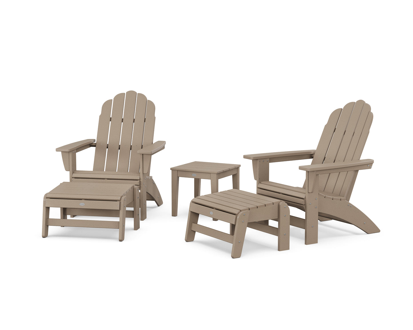5-Piece Vineyard Grand Adirondack Set