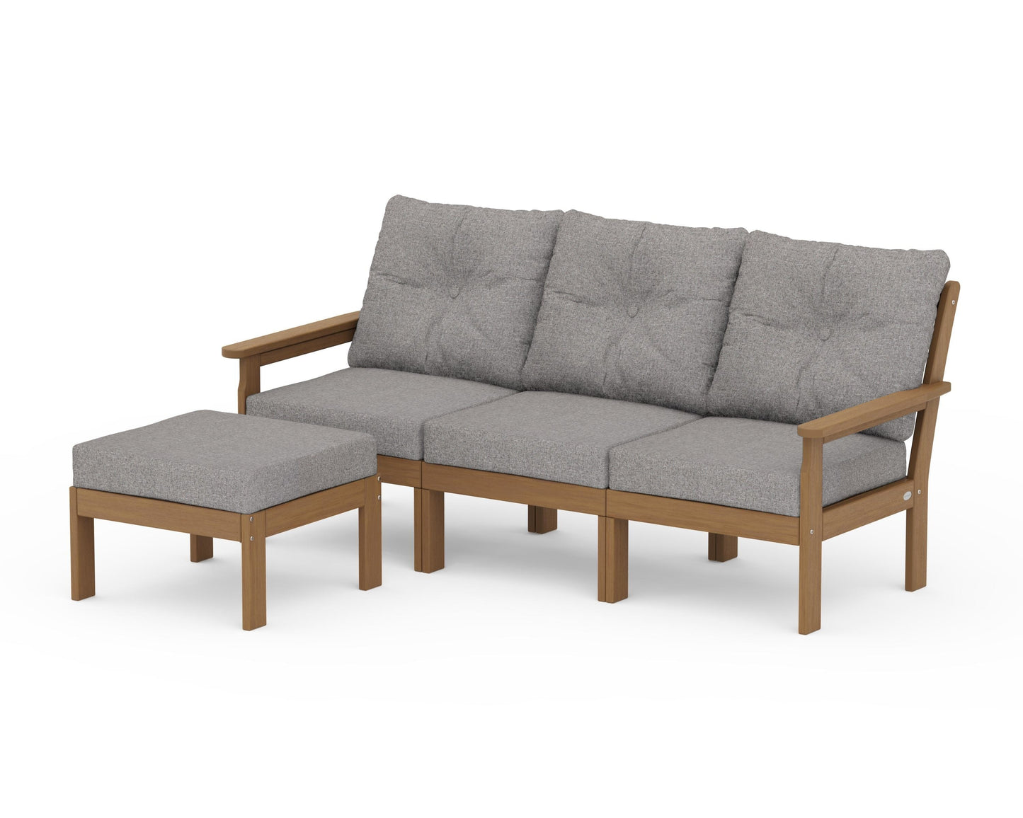 Vineyard 4-Piece Sectional with Ottoman