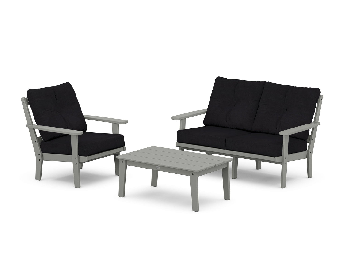 Prairie 3-Piece Deep Seating Set with Loveseat