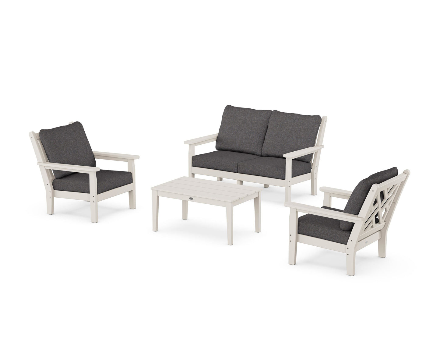 Chippendale 4-Piece Deep Seating Set with Loveseat