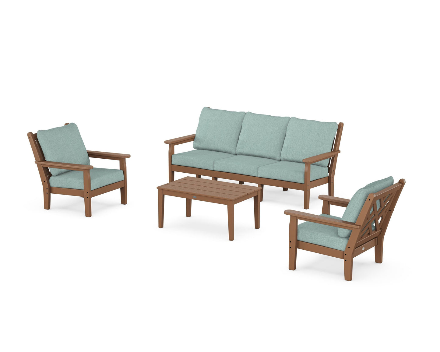Chippendale 4-Piece Deep Seating Set with Sofa