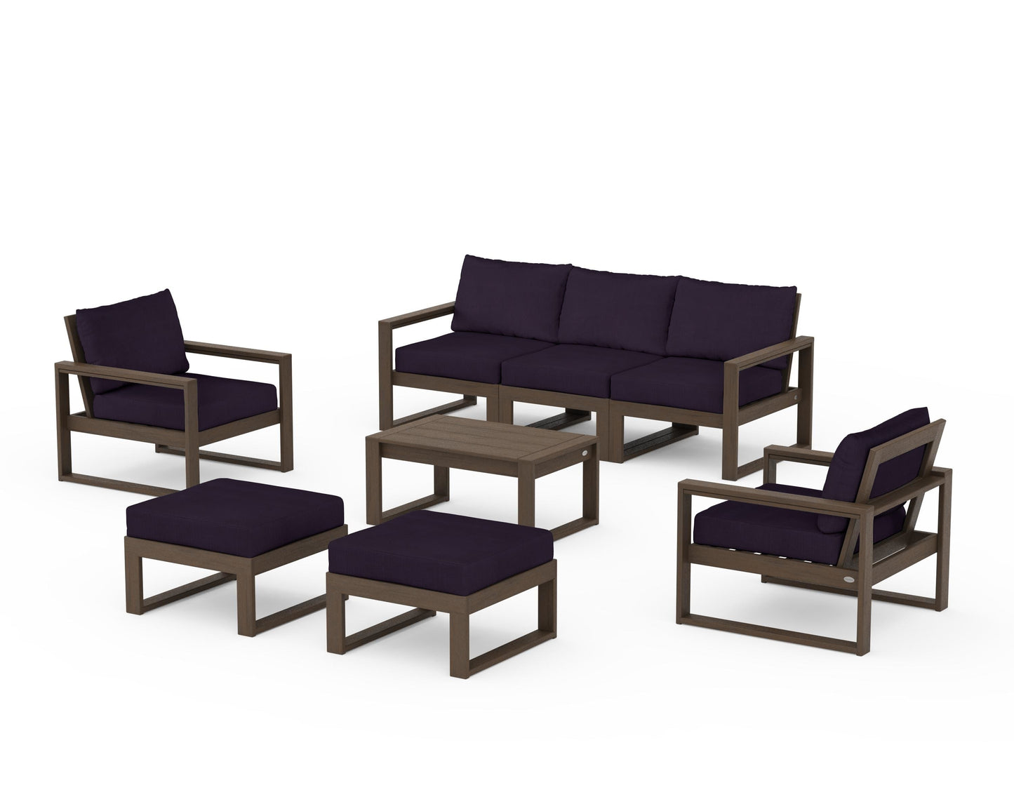 EDGE Sectional 8-Piece Lounge Sofa Set