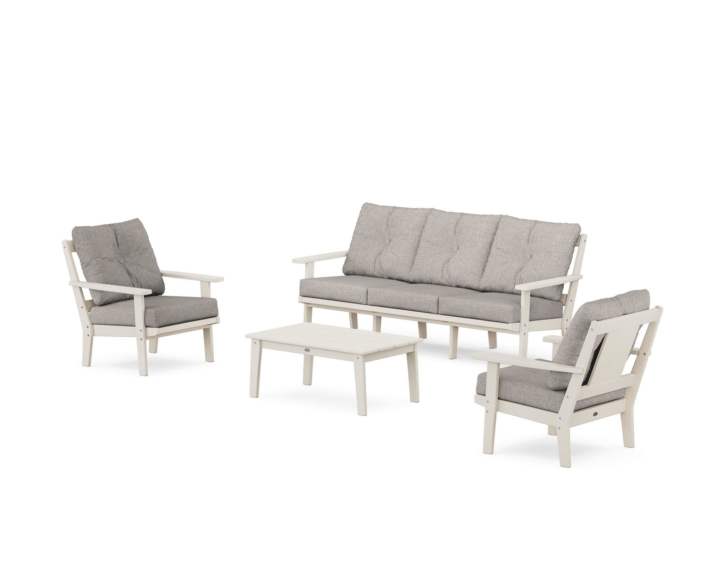 Prairie 4-Piece Deep Seating Set with Sofa