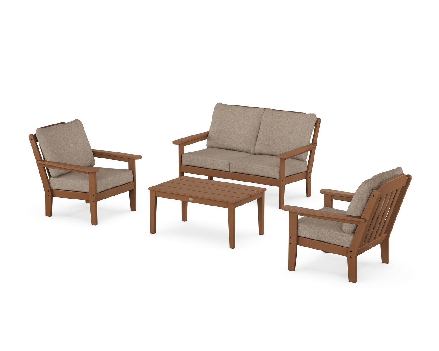 Cottage 4-Piece Deep Seating Set with Loveseat