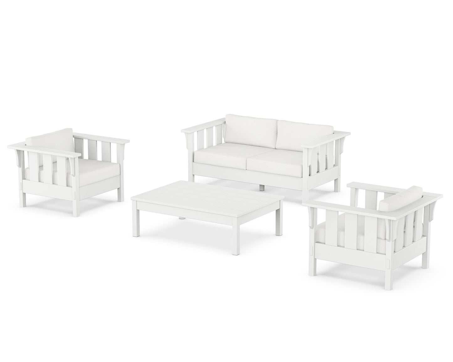Acadia 4-Piece Deep Seating Set with Loveseat