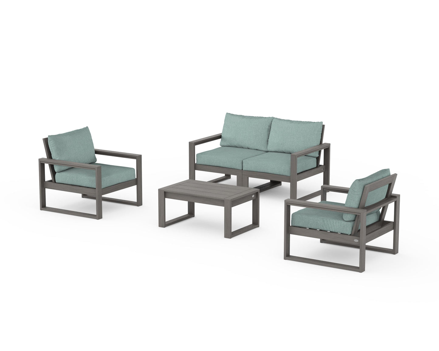 EDGE Sectional 4-Piece Deep Seating Set with Loveseat