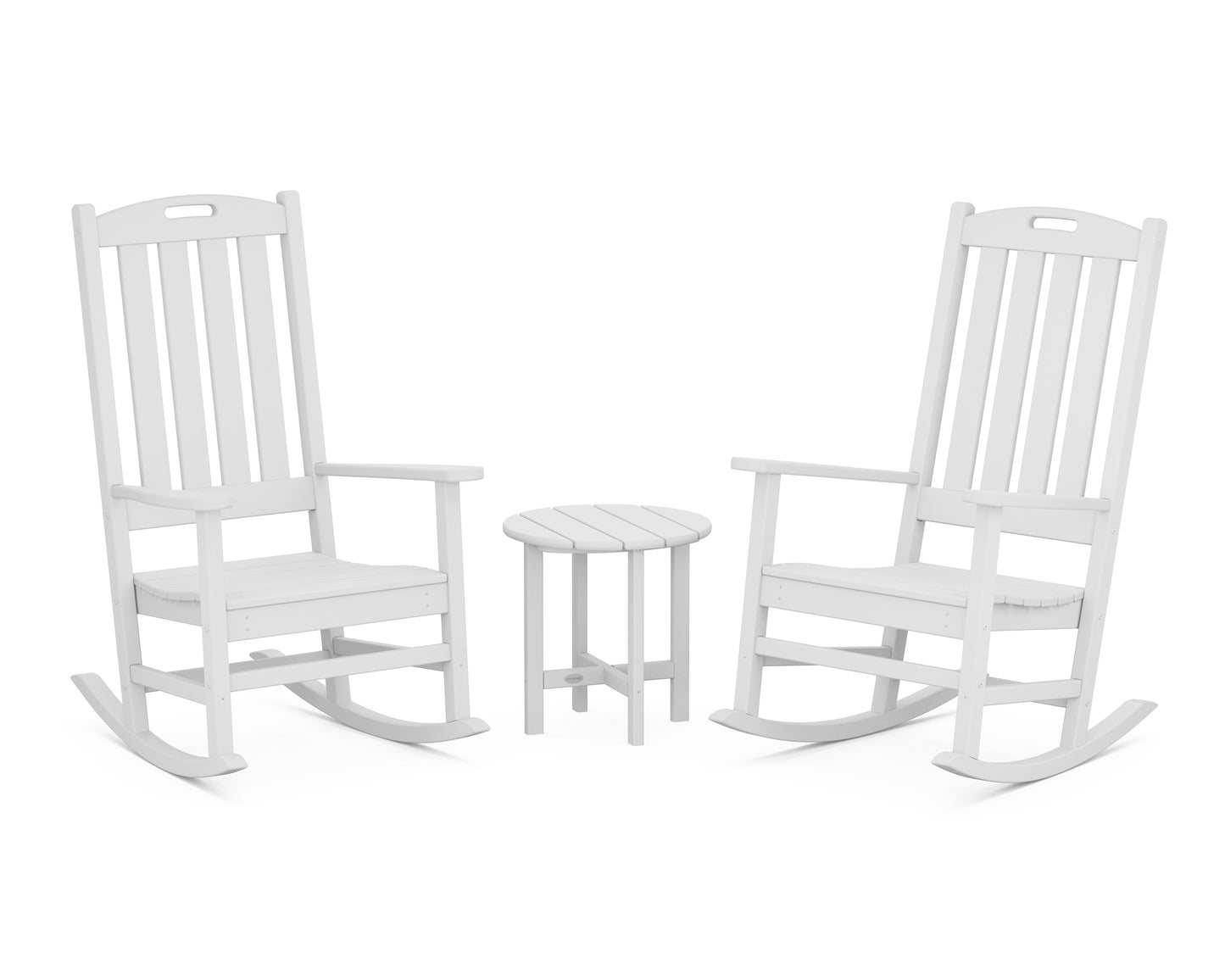 Nautical 3-Piece Porch Rocking Chair Set