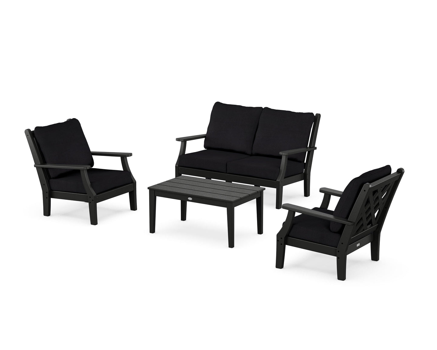 Wovendale 4-Piece Deep Seating Set with Loveseat