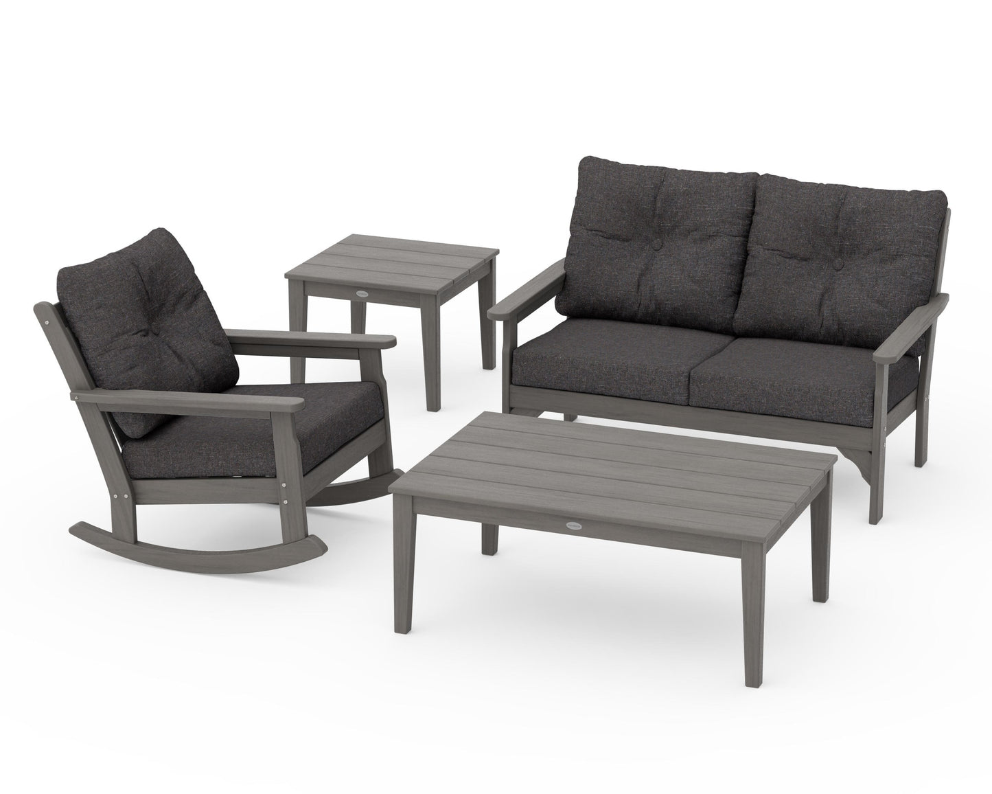 Vineyard 4-Piece Deep Seating Rocker Set