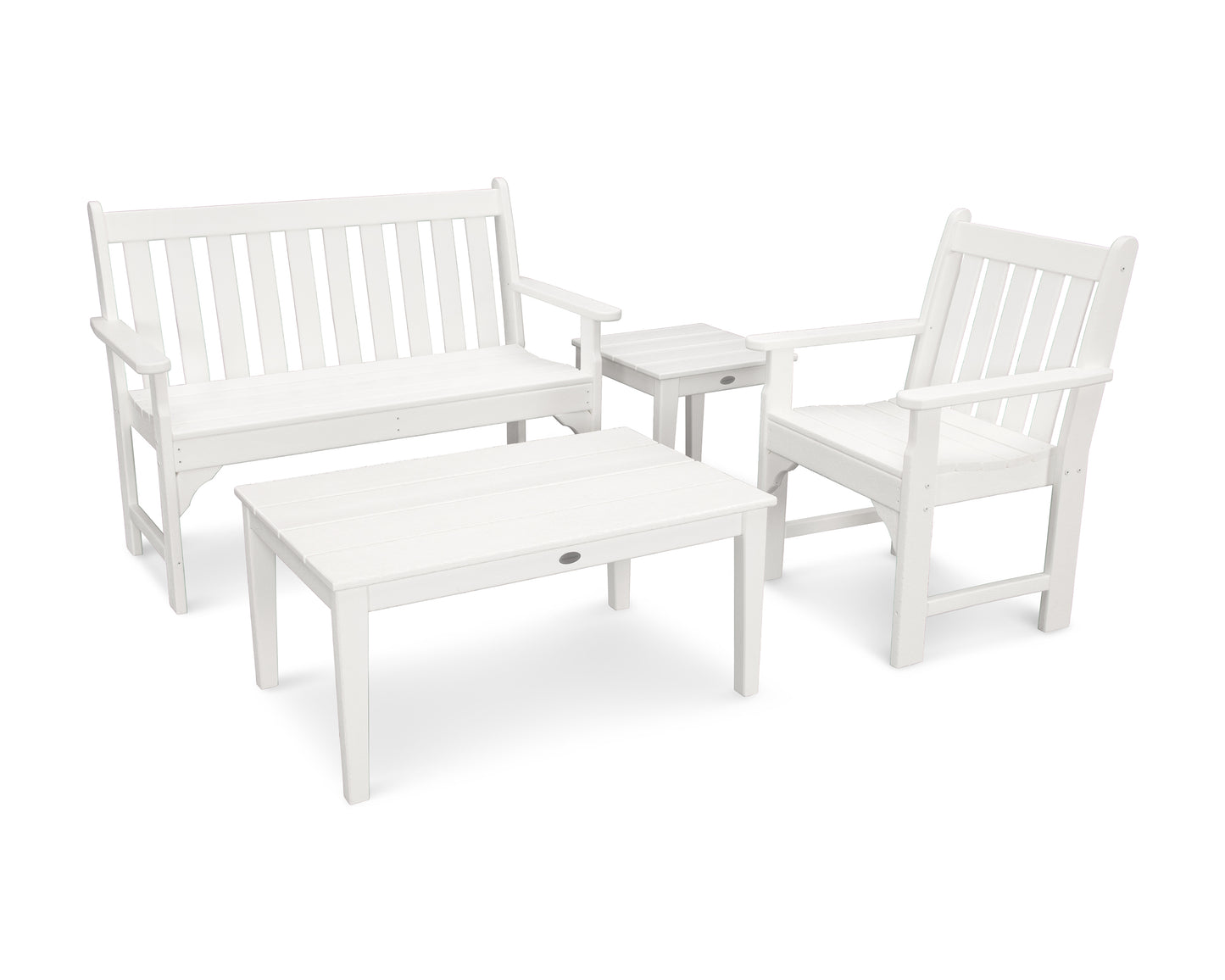 Vineyard 4-Piece Bench Seating Set
