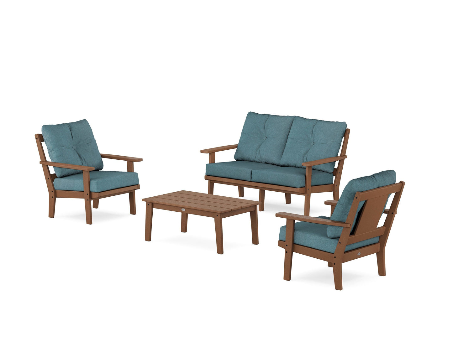 Prairie 4-Piece Deep Seating Set with Loveseat