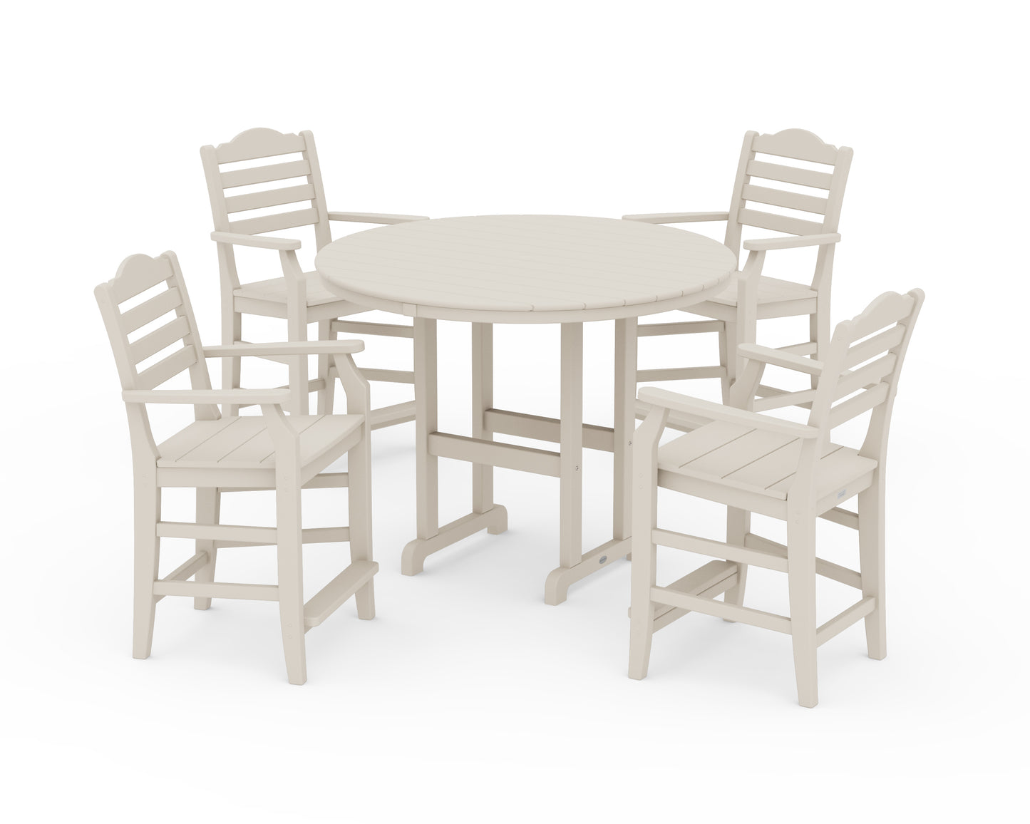 Savannah 5-Piece Round Farmhouse Counter Set