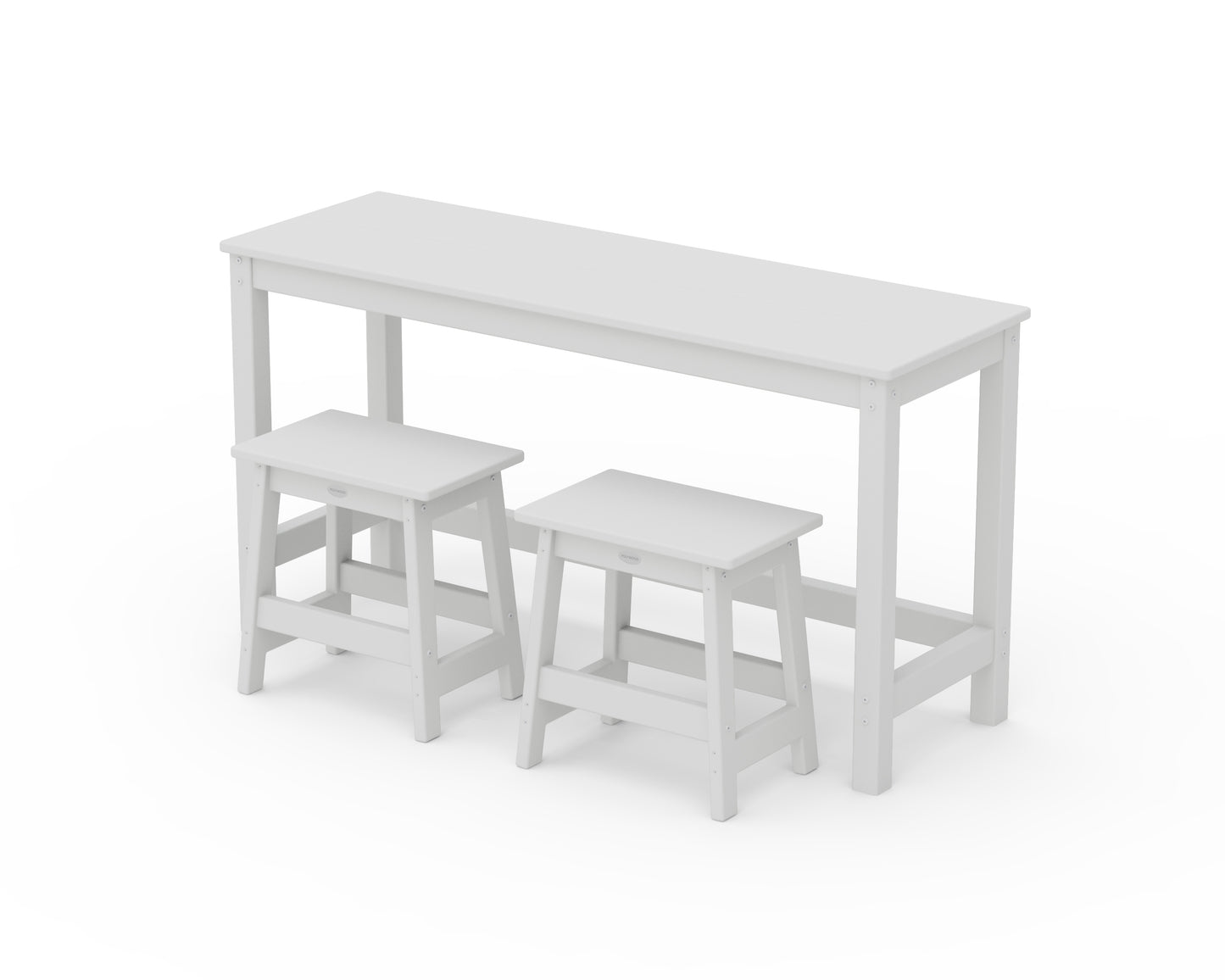 Modern Studio Stool 3-Piece Balcony Set