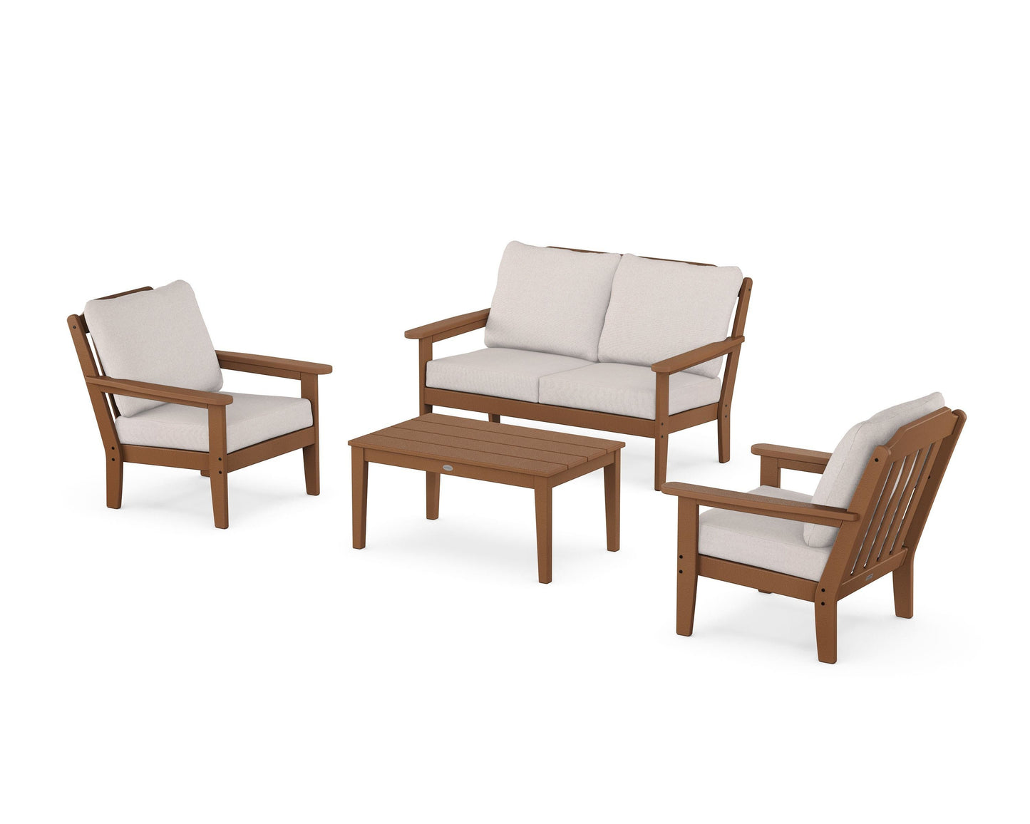 Cottage 4-Piece Deep Seating Set with Loveseat