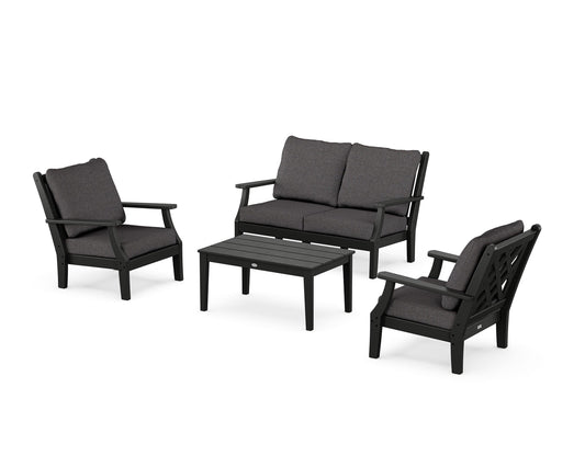 Wovendale 4-Piece Deep Seating Set with Loveseat
