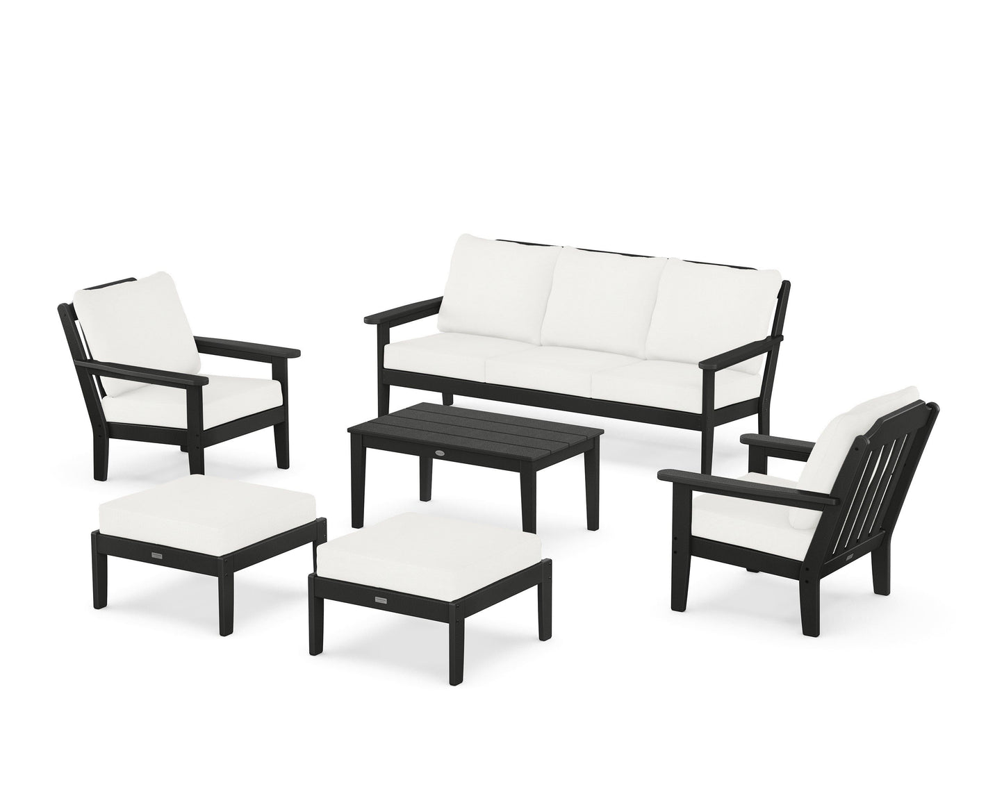 Cottage 6-Piece Lounge Sofa Set