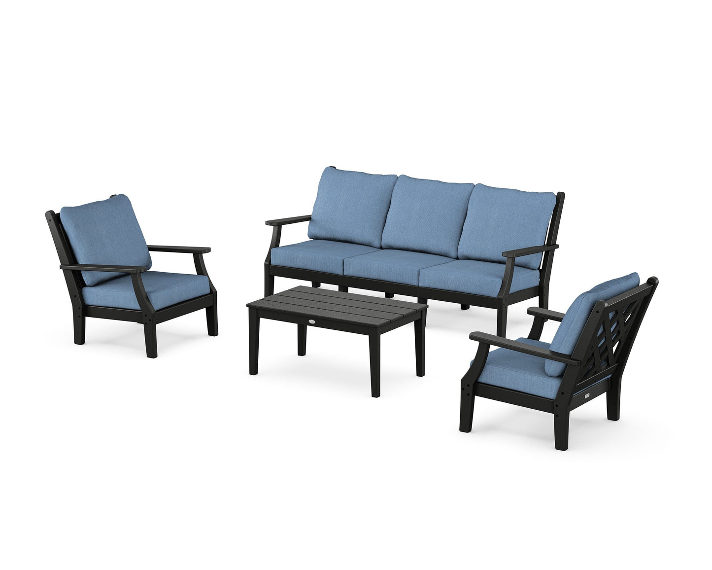 Wovendale 4-Piece Deep Seating Set with Sofa