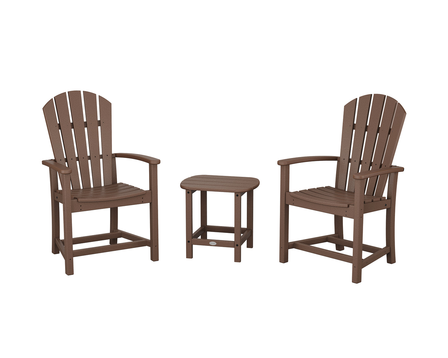 Palm Coast 3-Piece Upright Adirondack Chair Set