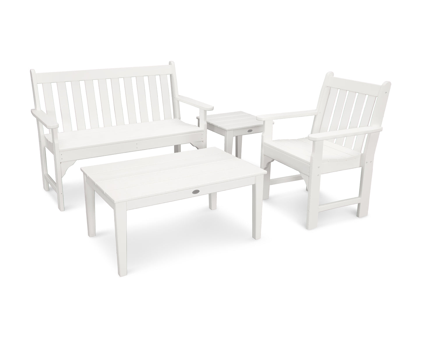 Vineyard 4-Piece Bench Seating Set