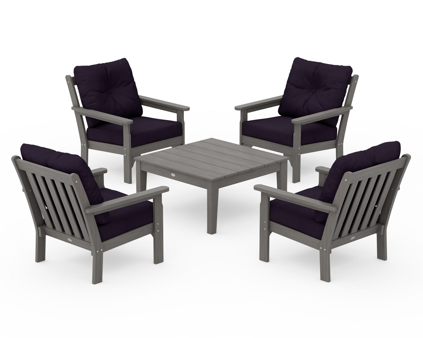 Vineyard 5-Piece Deep Seating Conversation Set
